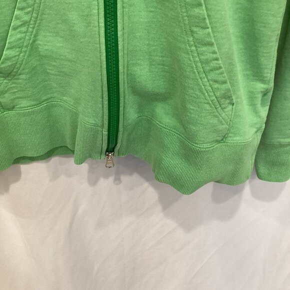 Nike 6.0 Vintage Hooded Sweatshirt Double Zip Athletic Women's Sz Small in Green - Picture 6 of 13